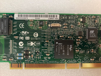 IBM 00P6130 Intel 1Gbps Single Port PCI-X Ethernet Adapter C38064-003 H12818 ~