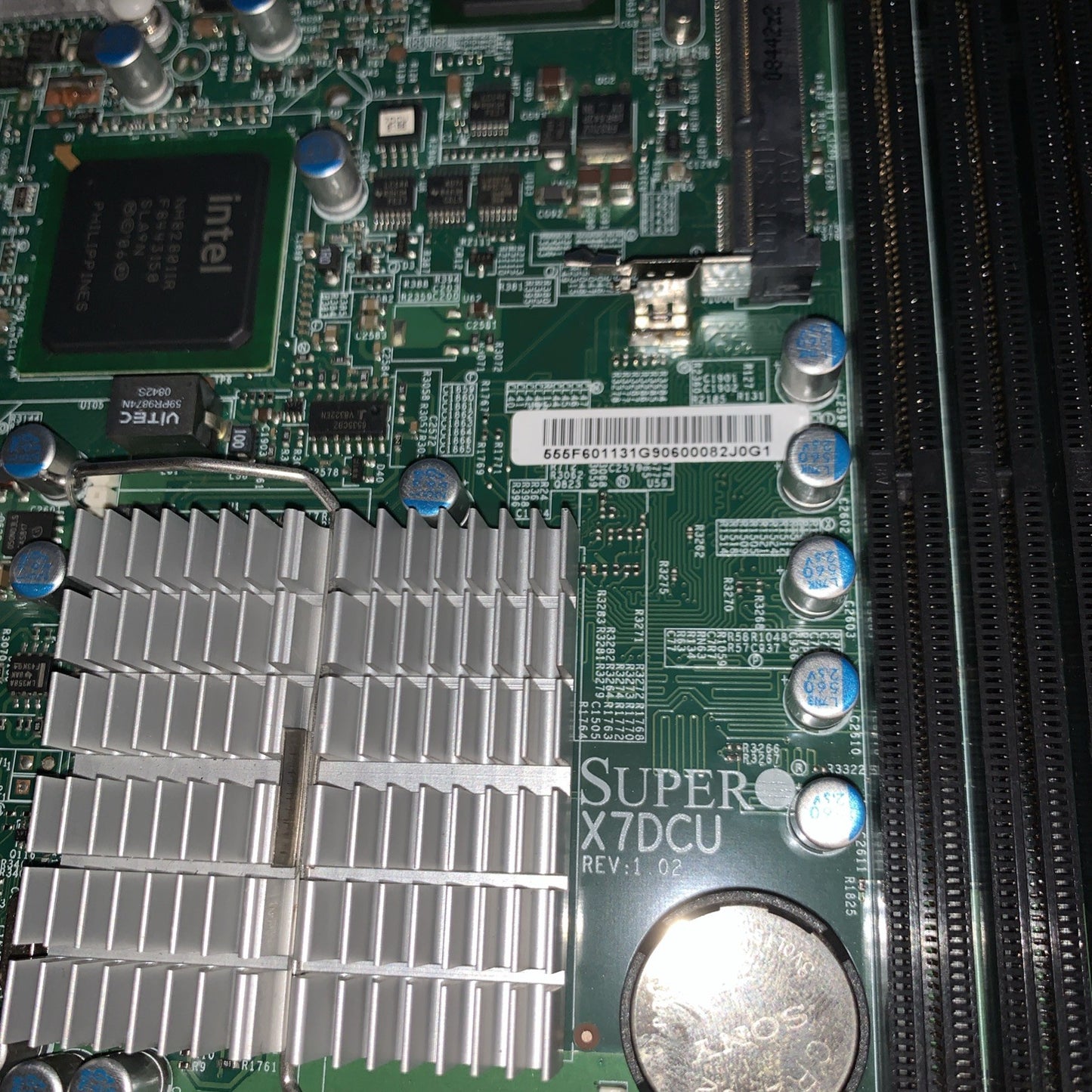 Super X7DCU-CS045 X7DCU server motherboard w/ 2x Xeon E5420