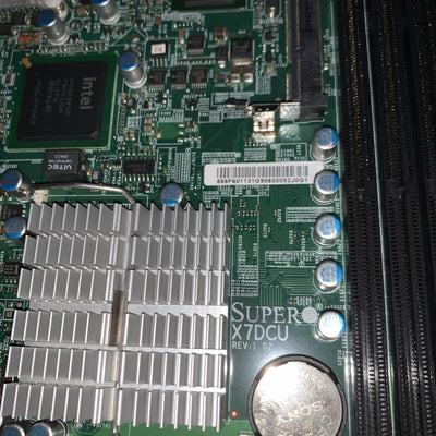 Super X7DCU-CS045 X7DCU server motherboard w/ 2x Xeon E5420