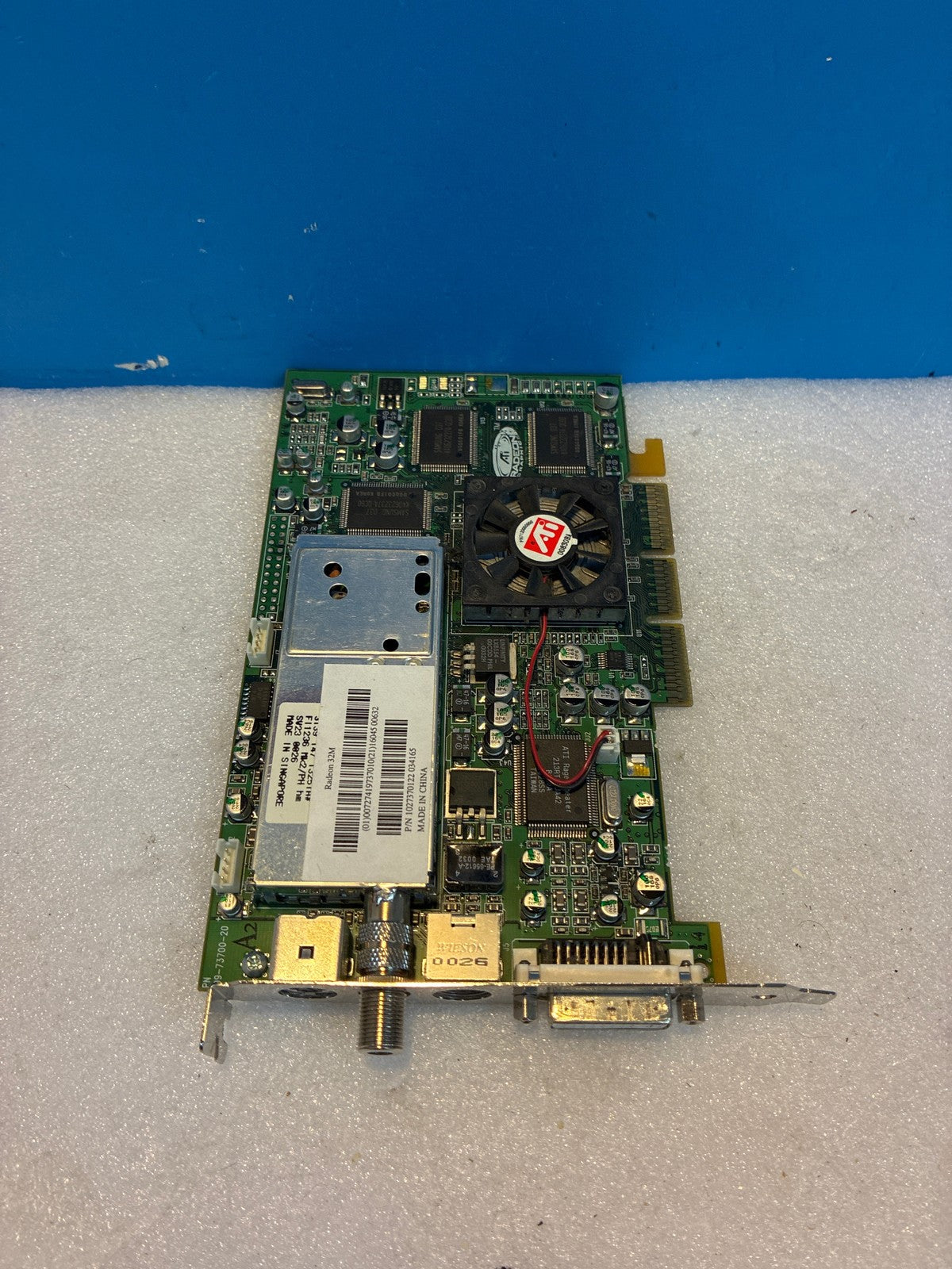 🔥 ATI Radeon All-In-Wonder 32MB 109-73700-20 AGP TV Tuner Graphics Card