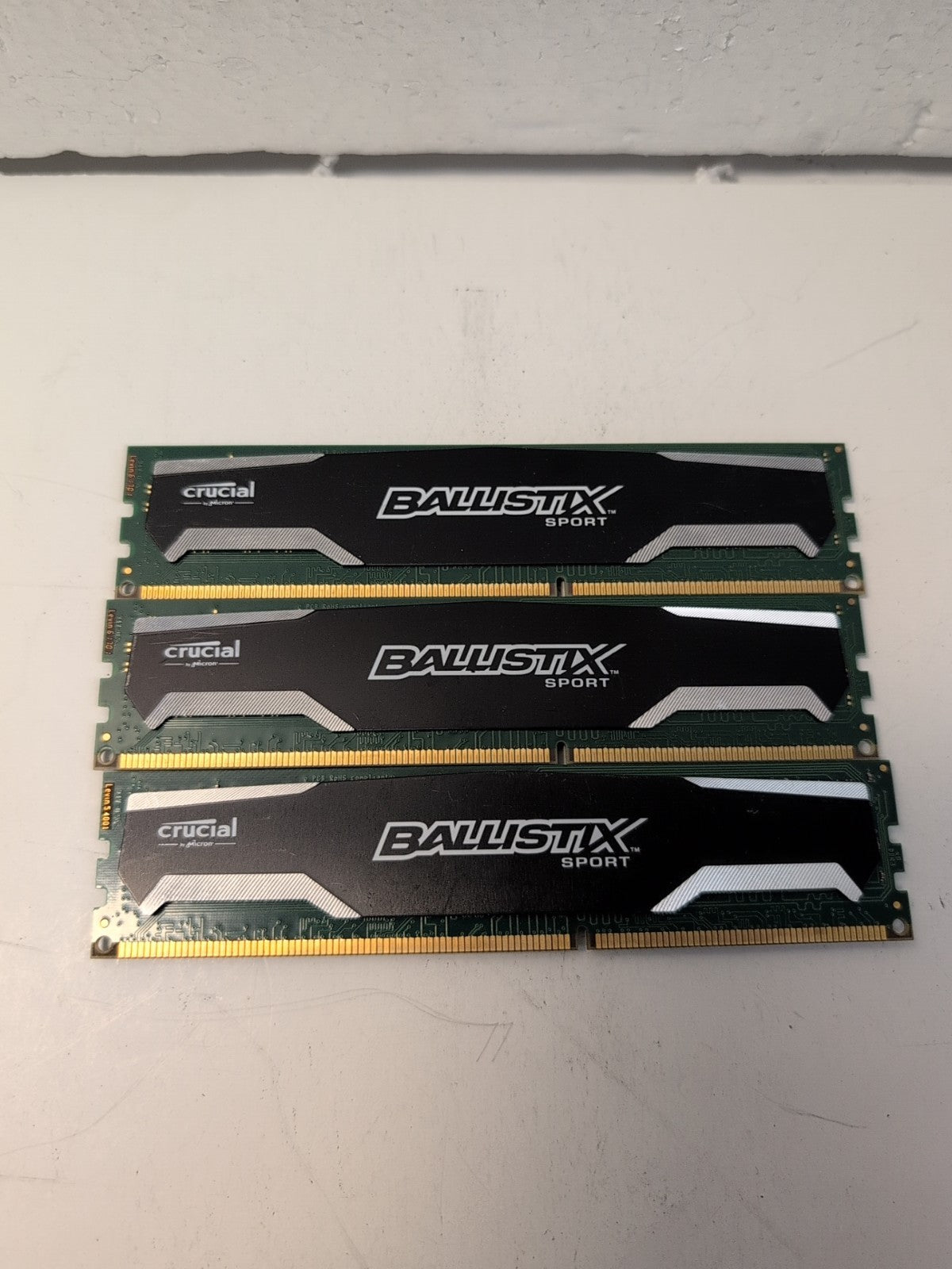 🔥 12GB (3x4GB) CRUCIAL BALLISTIX 1600MHz PC3 DDR3 SDRAM Memory BLS4G3D16 -