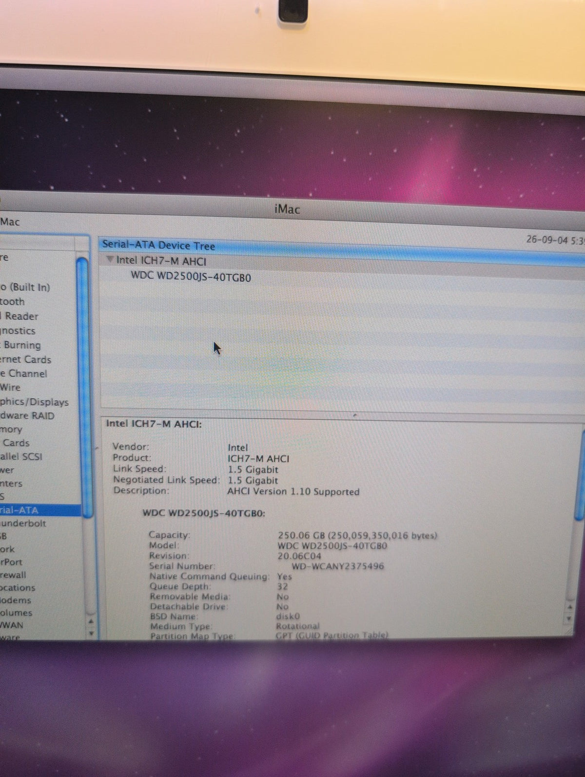 🎸 Apple iMac 20-inch A1207 Core 2 Duo 2.16GHz 2GB RAM 250GB HDD Mac OS X