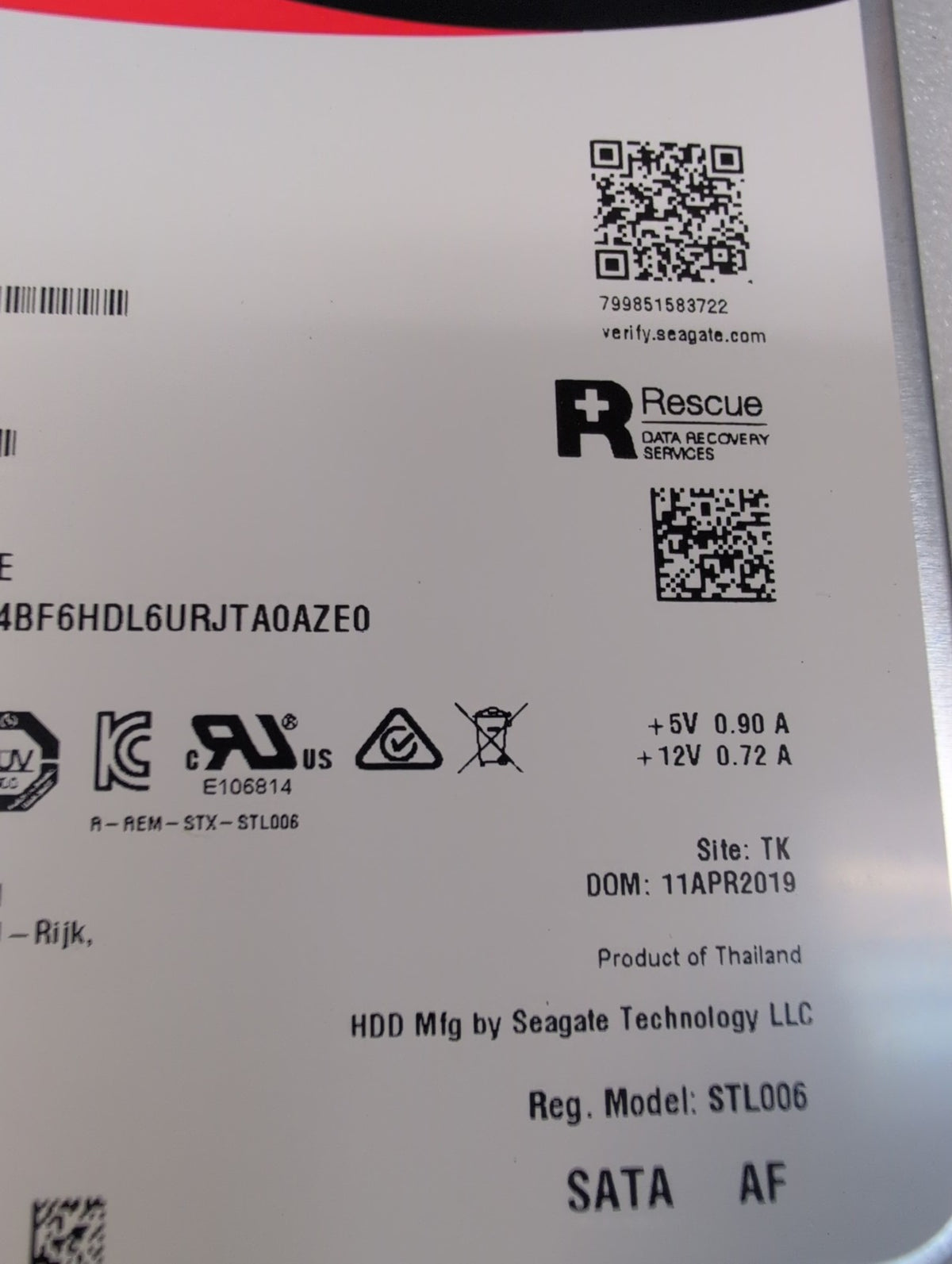 🎸 Seagate IronWolf Pro ST14000NE0008 14TB NAS Hard Drive SATA 3.5in Tested