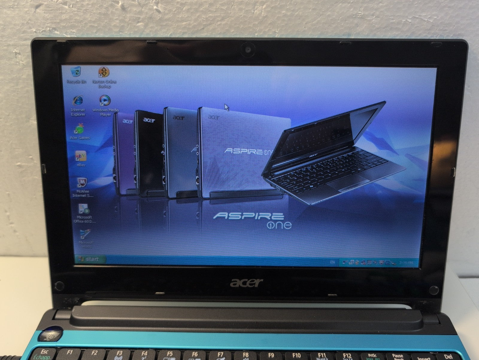 🔥 Acer Aspire One D260 10.1” Laptop Atom N450 CPU/1GB/160GB HDD/WinXP  (READ) -