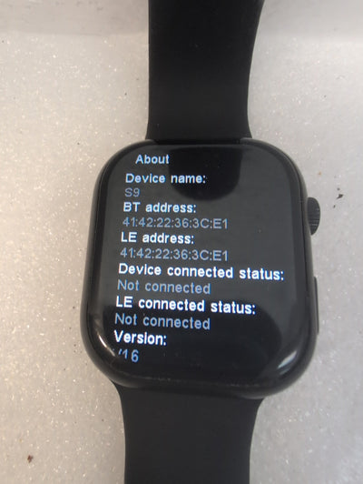 🎸Apple Watch S9 Series 9 GPS+LTE 9-49mm Aluminum Black Band Tested 