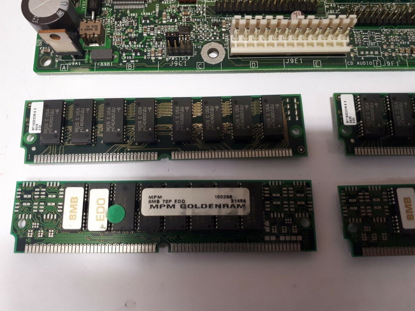 Vintage motherboard M02365914 + Intel Pentium 133MHz CPU Socket 5 & 7 A80502133