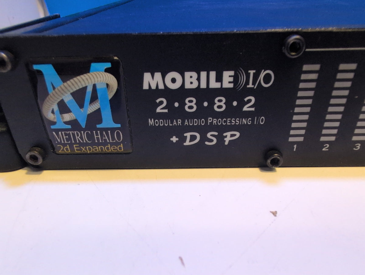🎸 Metric Halo Mobile I/O 2882 2d Expanded FireWire Audio Interface +DSP