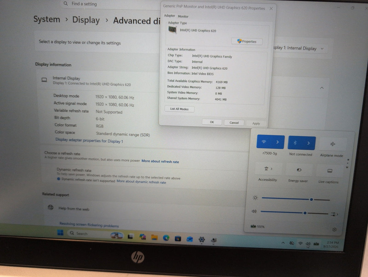 🎸 HP ProBook 450 G5 15.6in Laptop Intel Core i5-8250U 8GB RAM 256GB SSD Win11