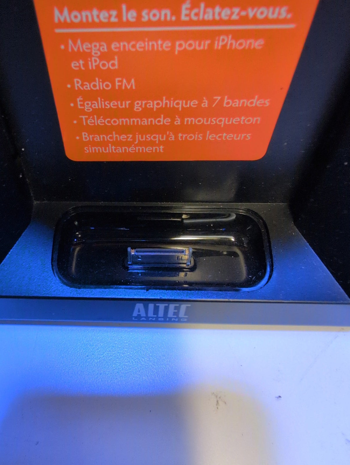🎸 Altec Lansing inMotion iMT800 Boombox Speaker Dock for iPod/iPhone FM Radio