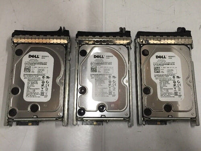 + LOT OF 3 DELL 0M020F 500GB SATA 7.2K WD5002ABYS w/ INTERPOSER BOARD @@@