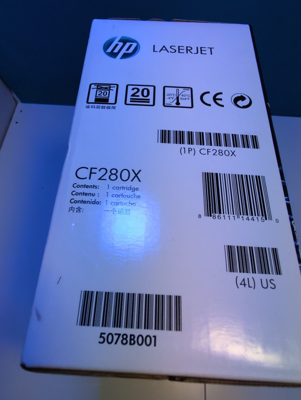 🎸 NEW Sealed Genuine HP 80X CF280X Black Toner Cartridge LaserJet M401 M425