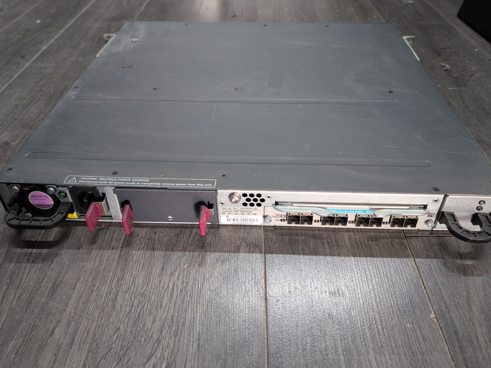🔥 HP J9576A E3800-48G-4SFP+ 48 Ports Network Switch W/ 1x 400W PSU -