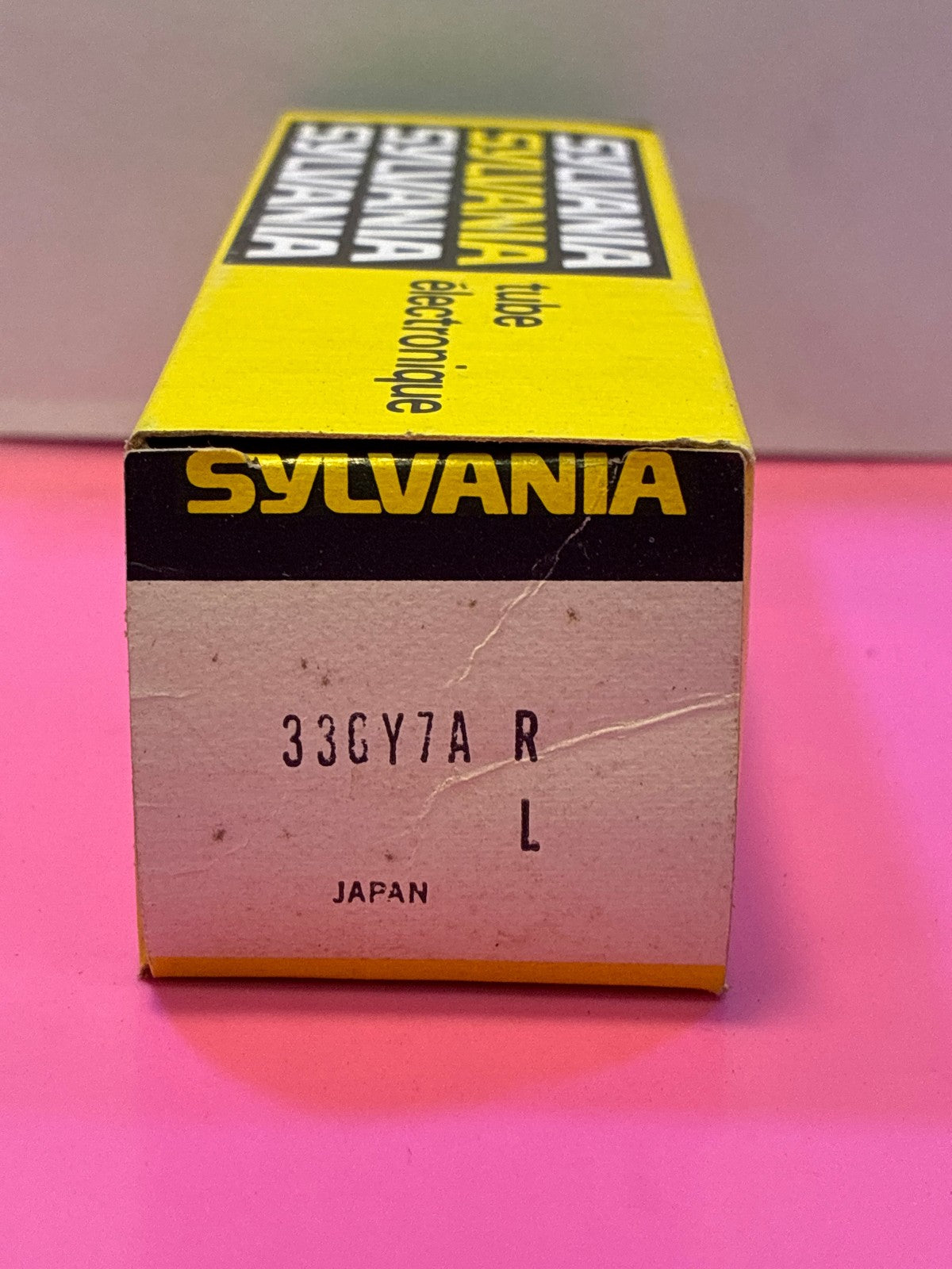 🔥 Sylvania 33GY7A Electronic Vacuum Tube in Original Box, Made in Japan