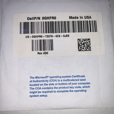 New Dell Windows 7 Professional 64-Bit OS Reinstallation DVDs 0GHFR0 GHFR0