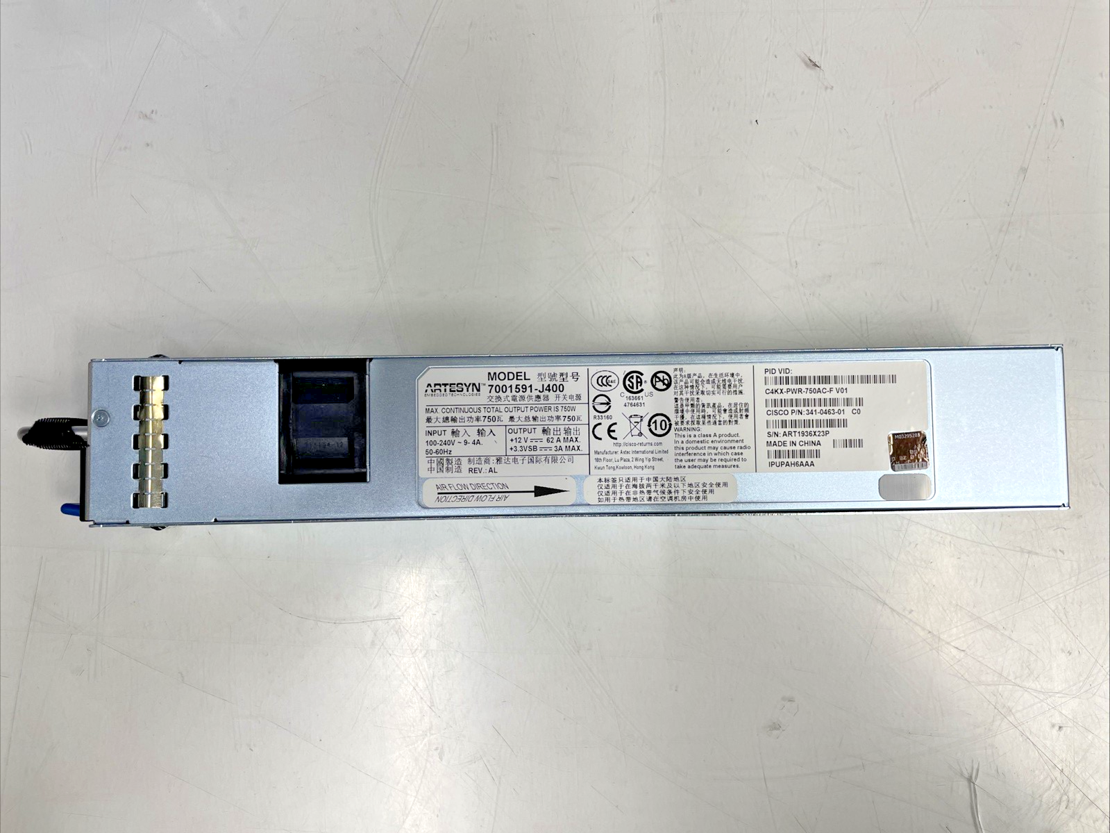 Artesyn 750W 7001591-J400 Power Supplies Unit  +