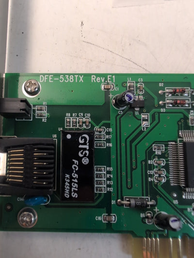 🔥 D-Link DFE-538TX 10/100Mbps Fast Ethernet Adapter PCI network card -