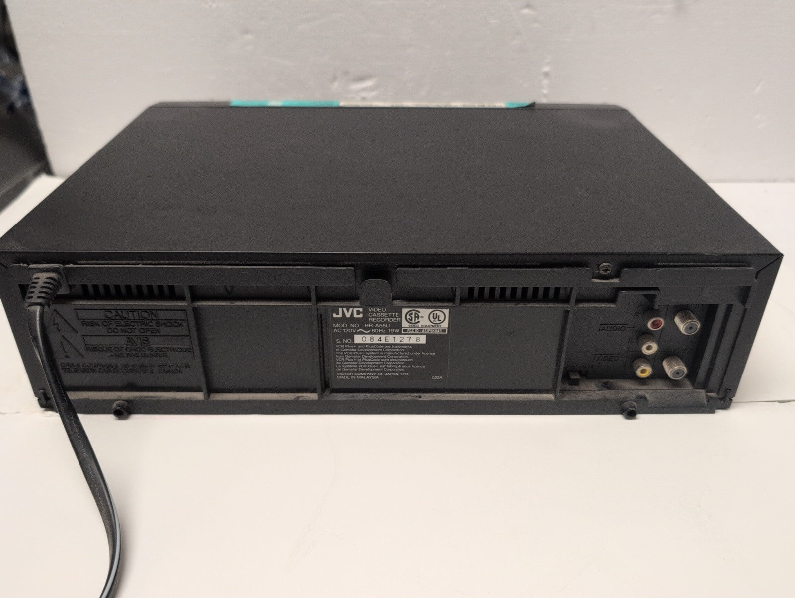 🔥 JVC Pro-Cision 19u Head HI-FI VCR Video Cassette Recorder HR-A55U Tested -