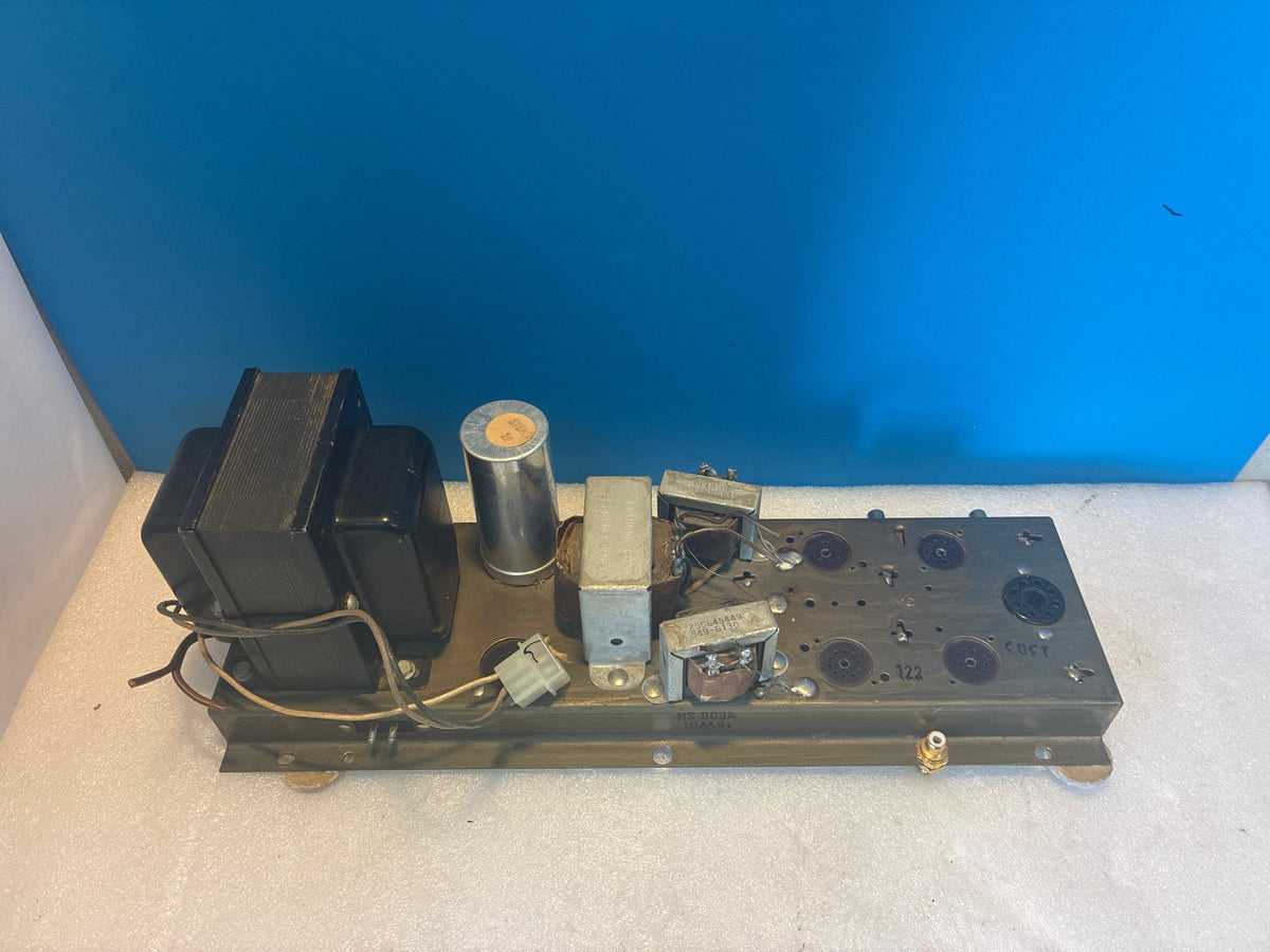 🔥 Vintage Vacuum Tube Amplifier Power Supply Chassis HS-909A 10AA61 For Parts