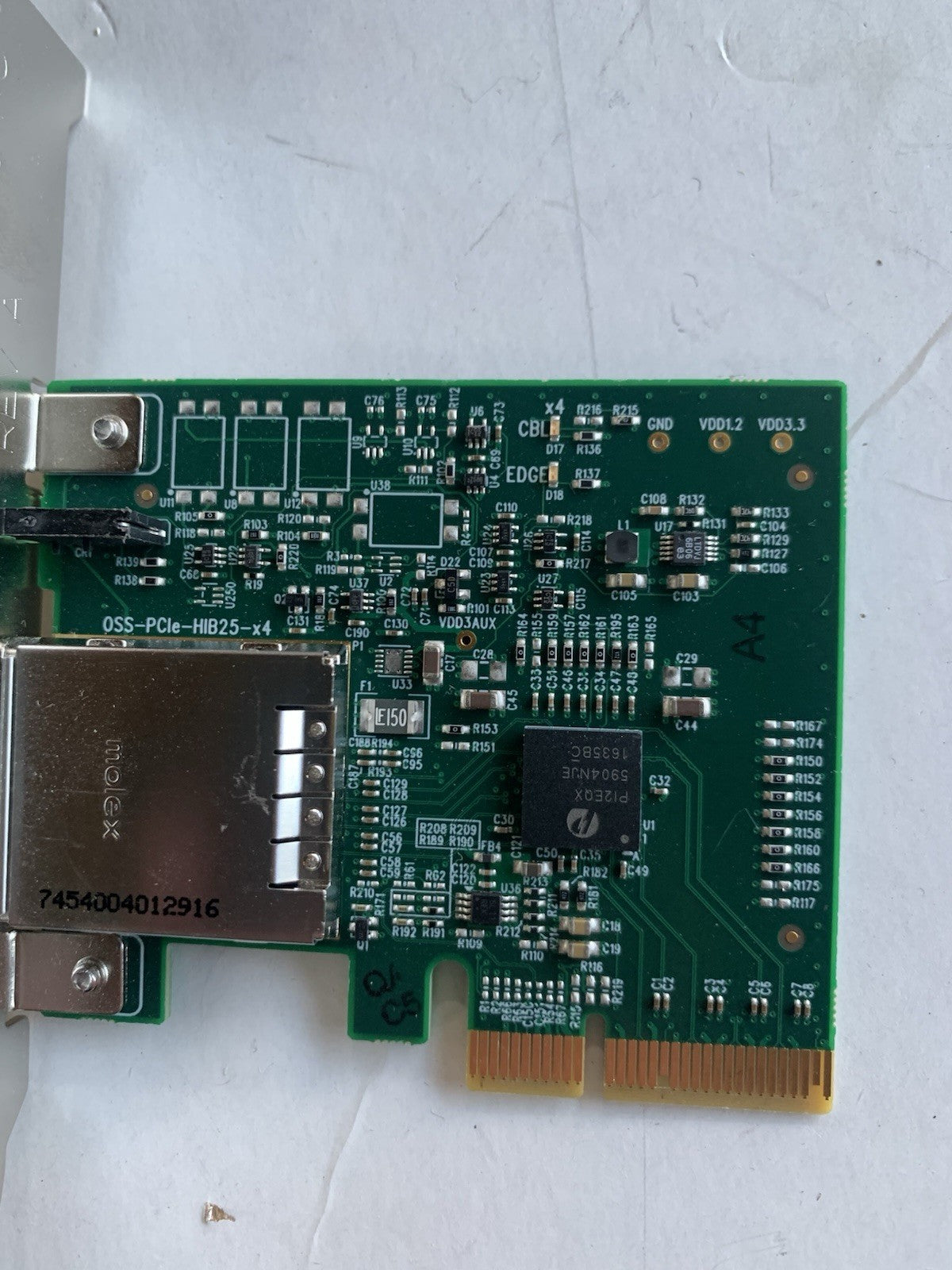 One Stop Systems OSS-PCIe-HIB25-x4 MAX Express PCIe x4 Host Interface Card