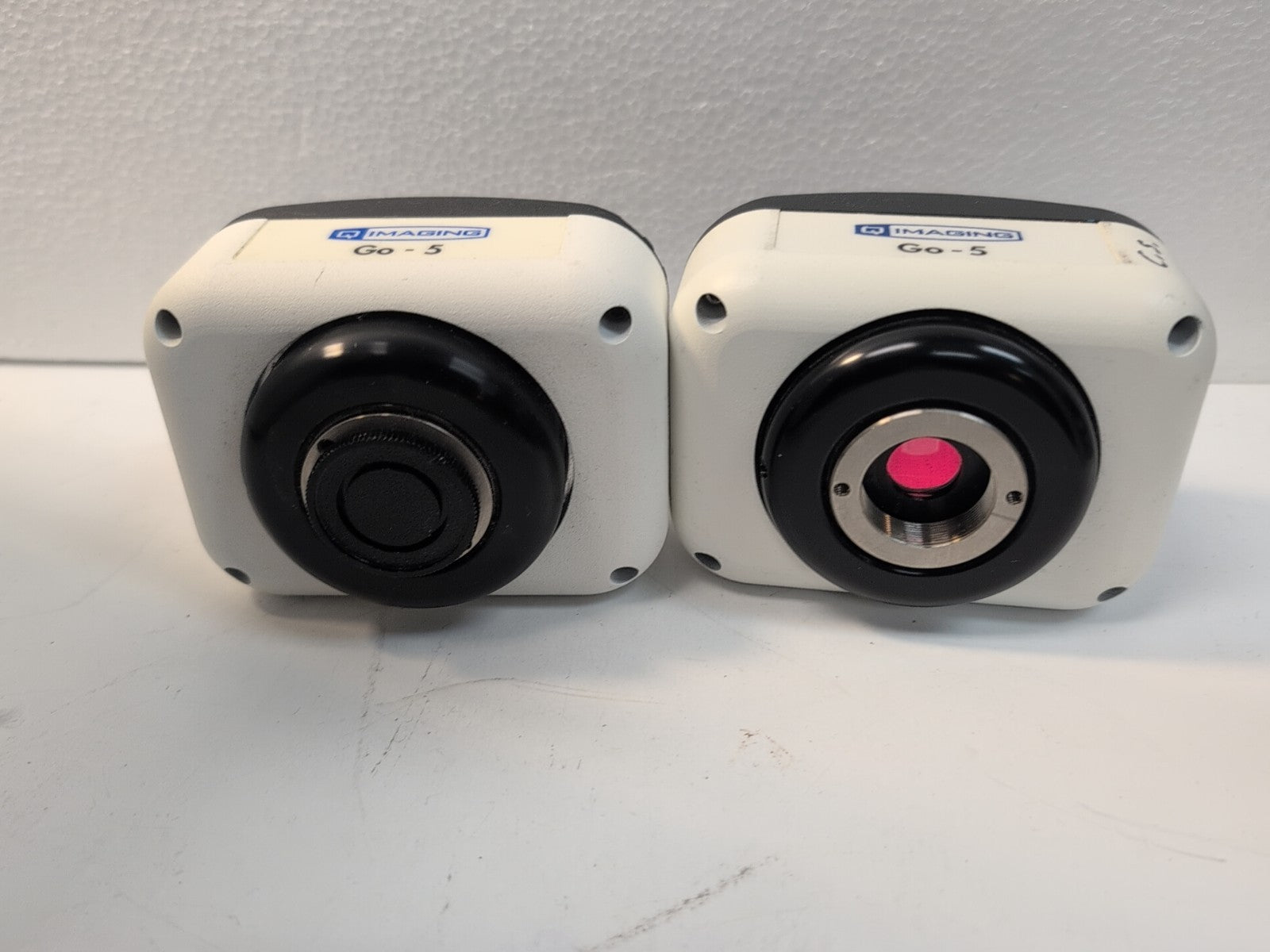 2x QImaging Go Microscope Camera 01-GO-5-R-CLR-12 COLOR 12 BIT -