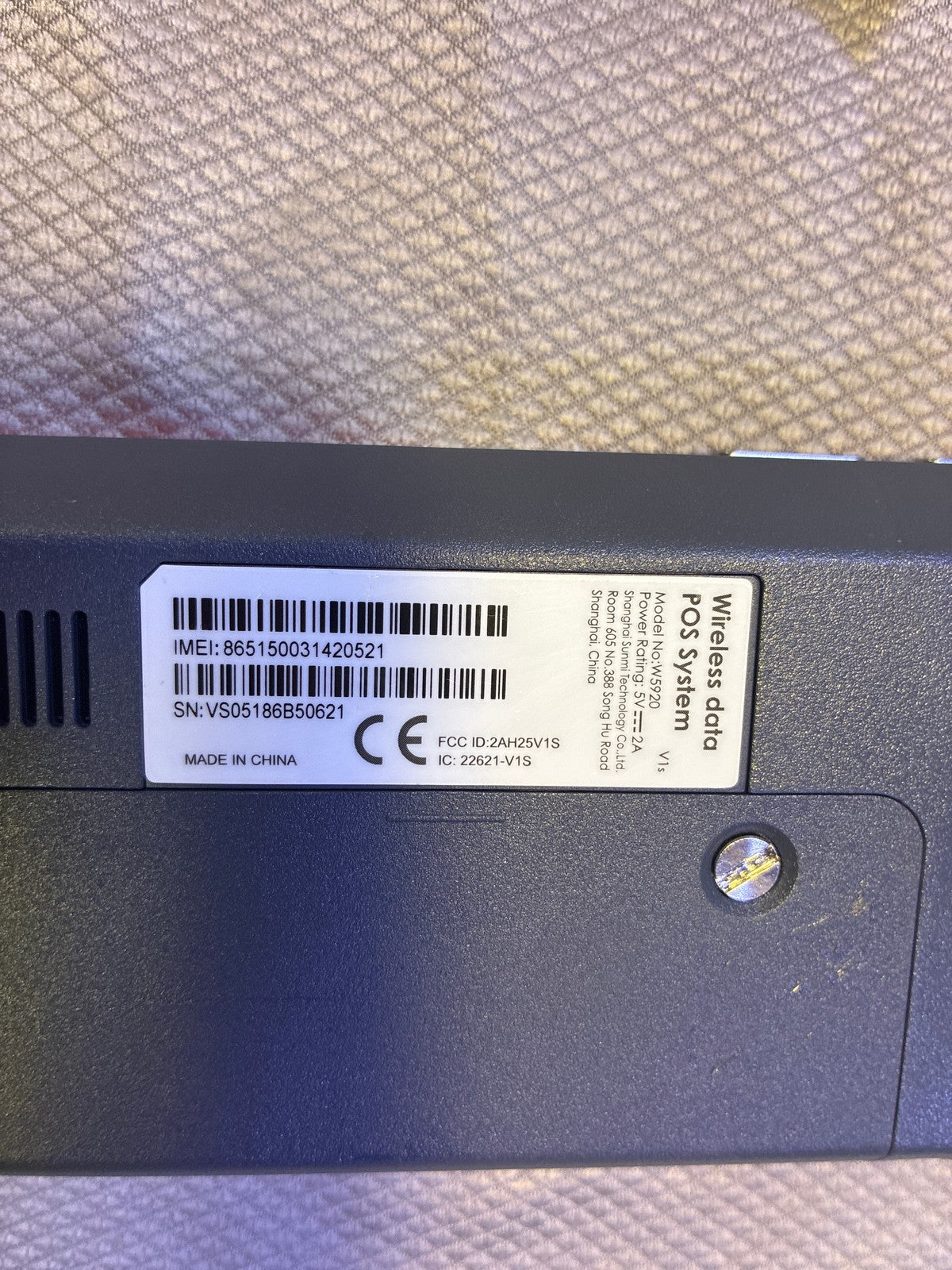 🔥 AlphaPay W5920 Wireless Android POS Terminal Built-in Thermal Printer