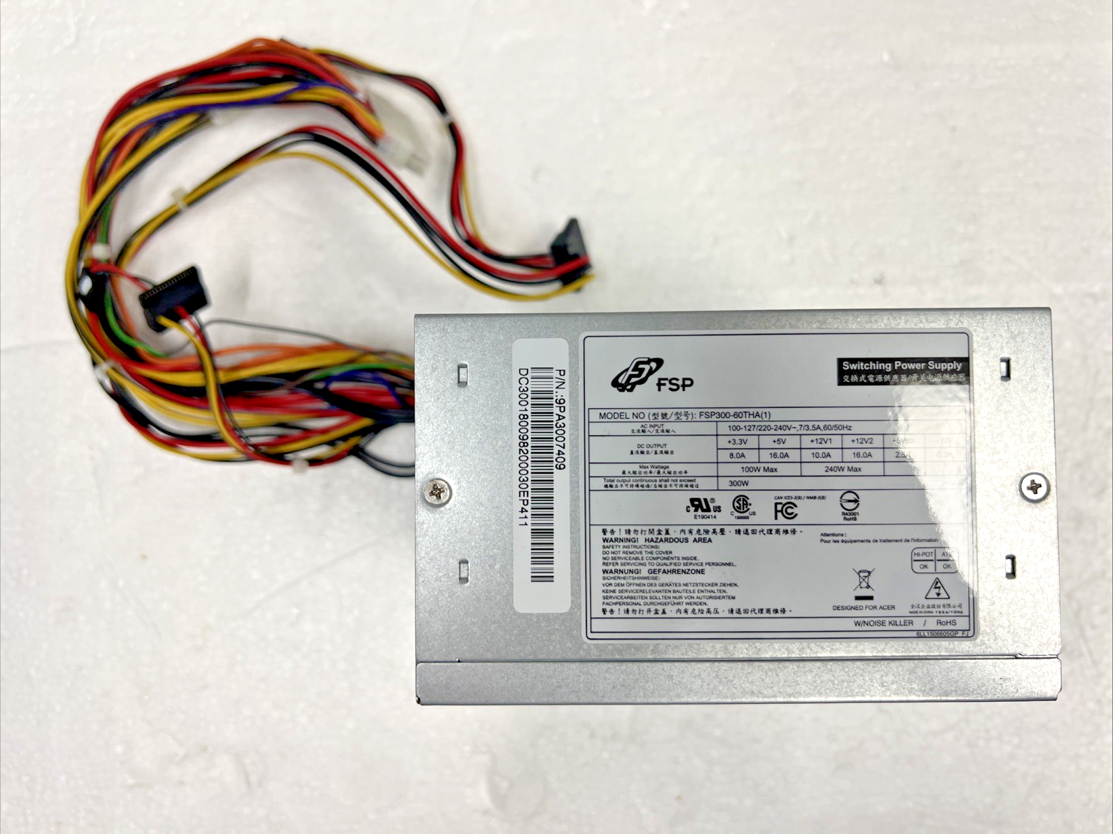🔥 FSP300-60THA(1) 24+4 Pin Power Supply Unit 9PA3007409 #
