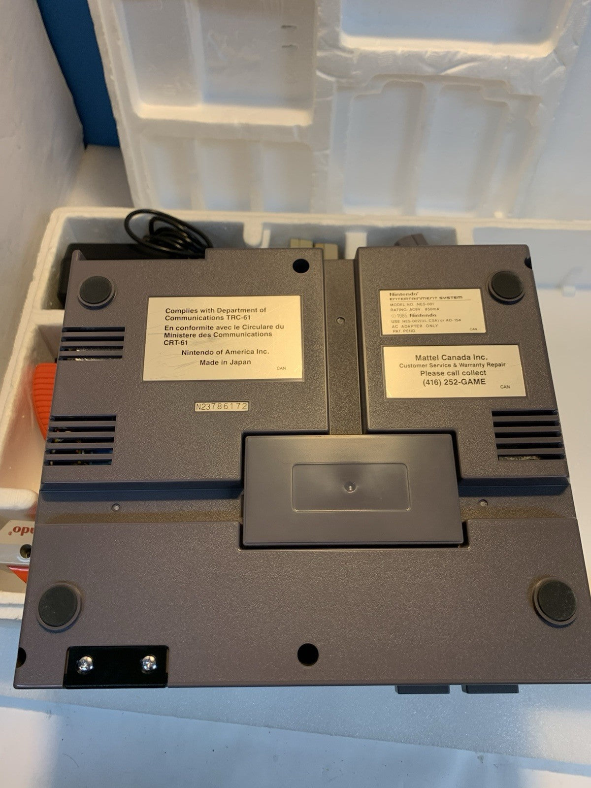 Nice ~ Nintendo NES-001 set Console In Box