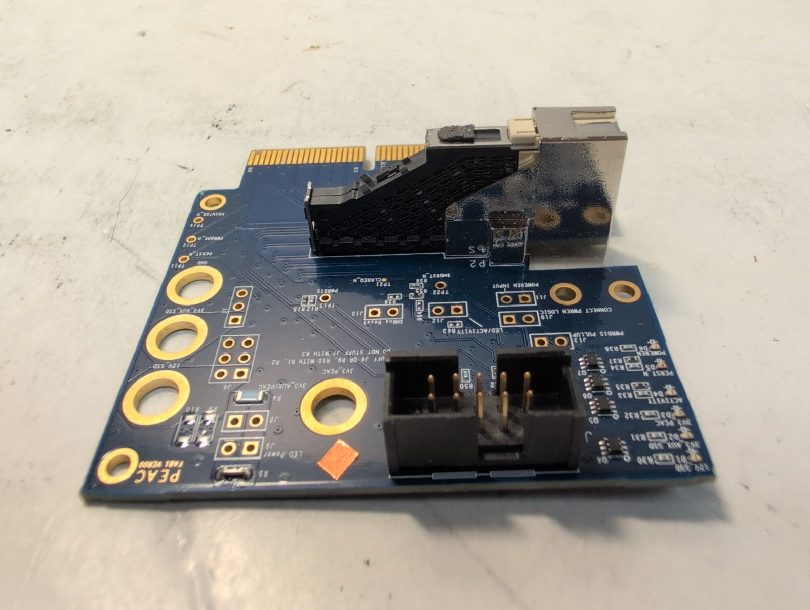 🔥 PEAC Intel PEAC100 PCIE to EDSFF Adapter Card  Test Board J84946-100 -