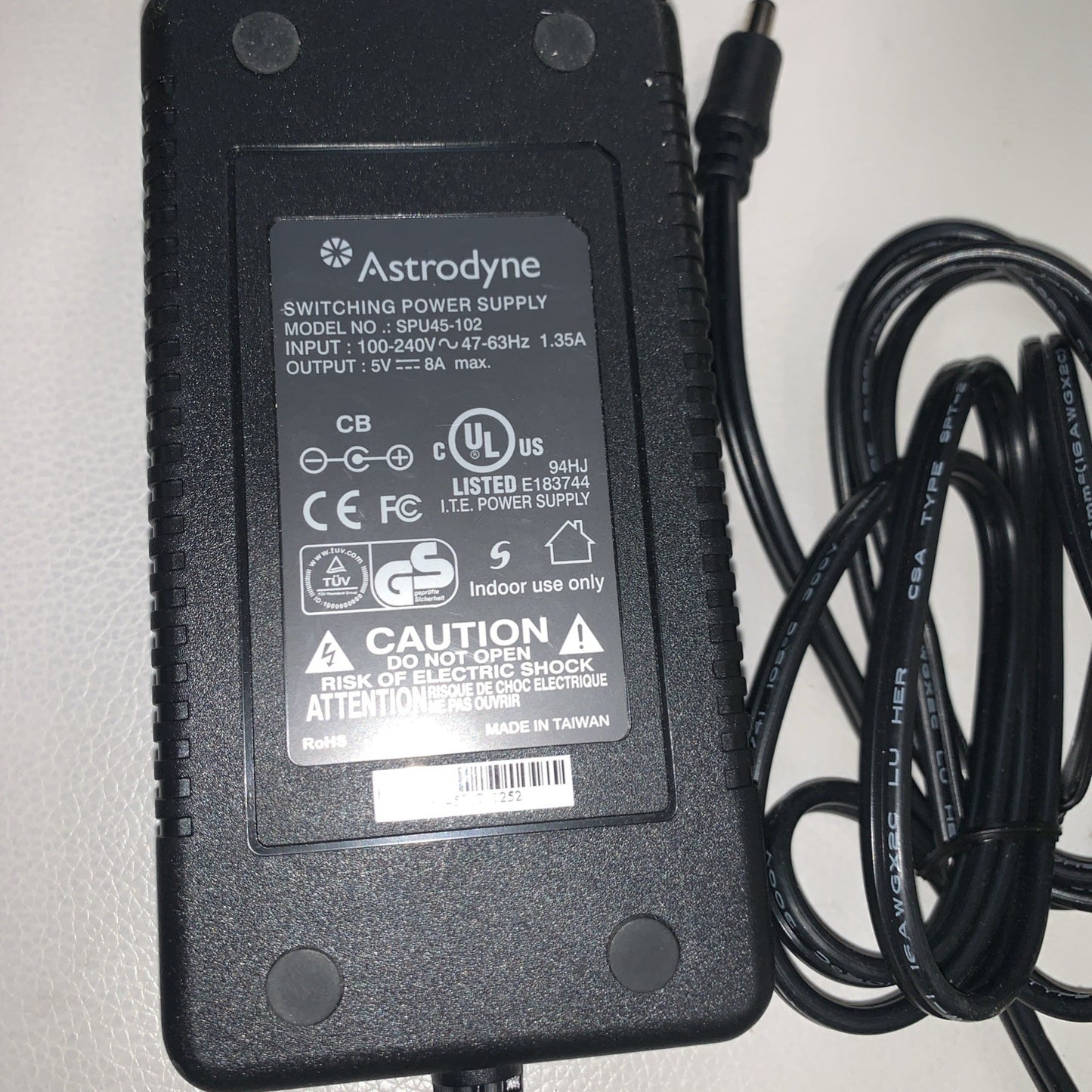 🔥 Astrodyne SPU45-102 Switching Power Supply 100-240V 47-63Hz 5V 8A ac adapter