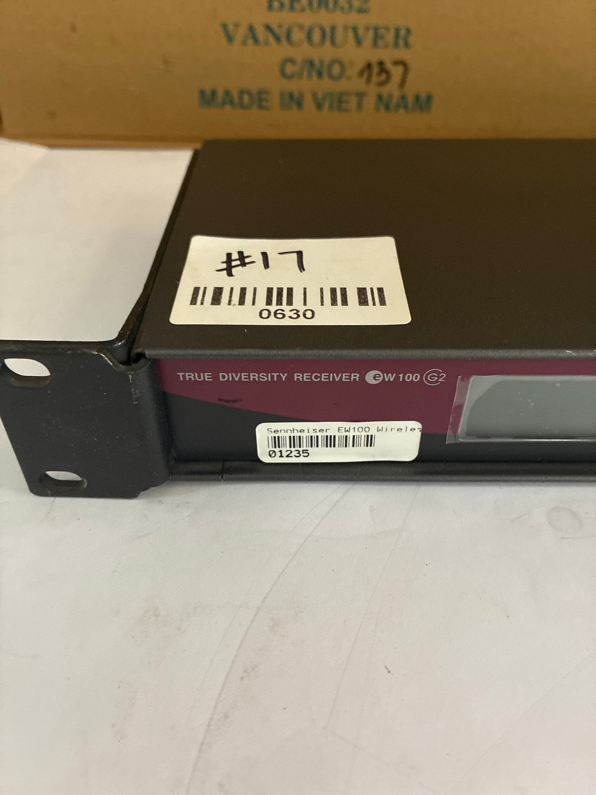 🔥 Sennheiser EW100G2 True Diversity Receiver Pair Rack Mounted 1U
