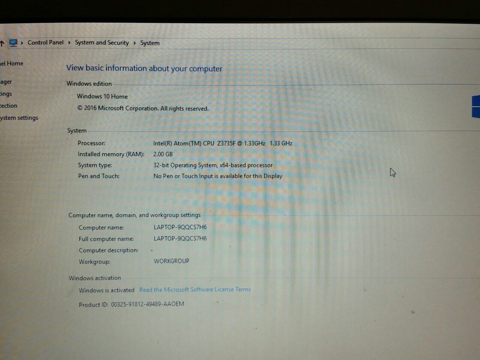 $ Lenovo IdeaPad 11.6" 100S-11IBY 80R2 Atom Z3735F 1.33GHz 2Gb 32GB SSD win10 