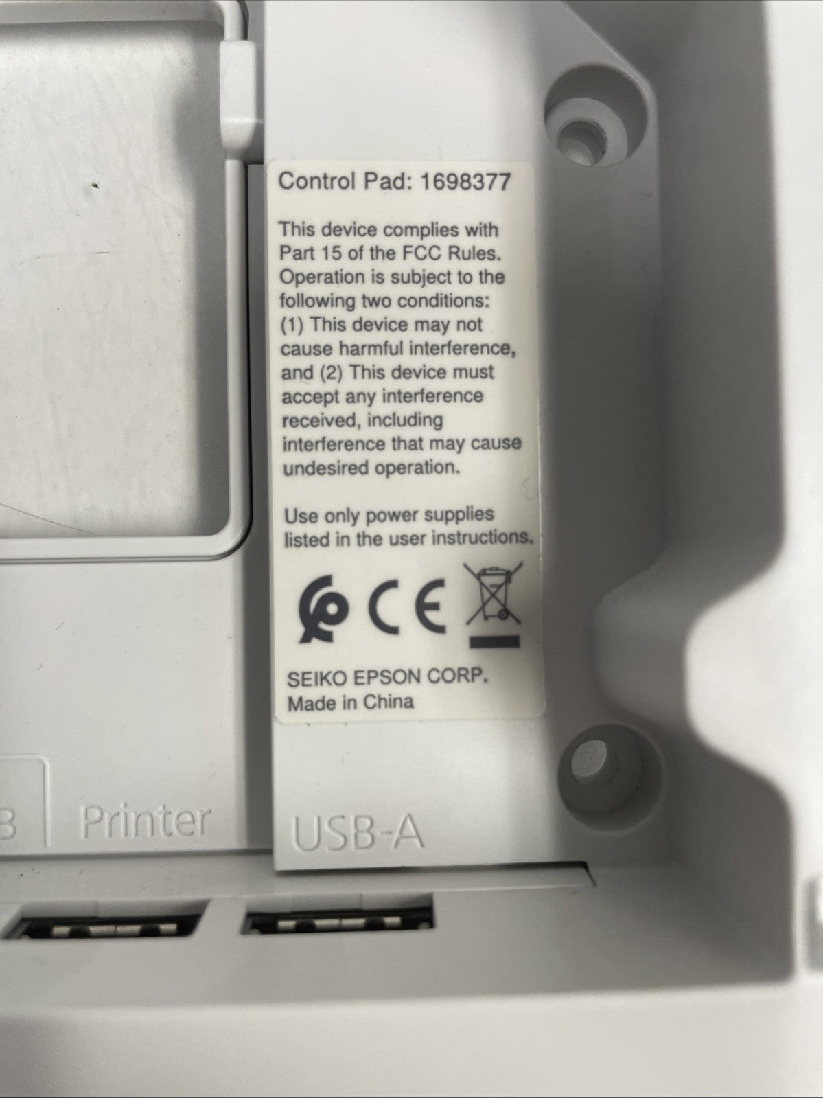 Epson 1698377 Control Pad for Epson Brightlink Projector