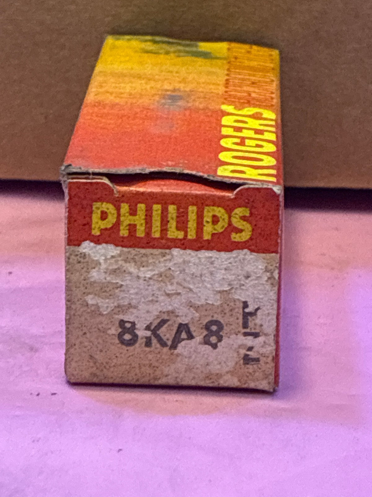 🔥 Philips Rogers 8KA8 Vacuum Tube Vintage in Original Box
