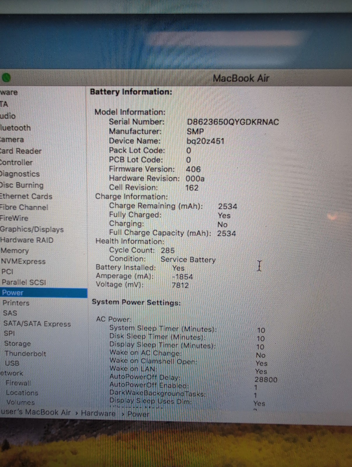🎸 Apple MacBook Air 13-inch A1466 Mid 2012 Core i5 1.8GHz 8GB 256GB SSD (NO AC)