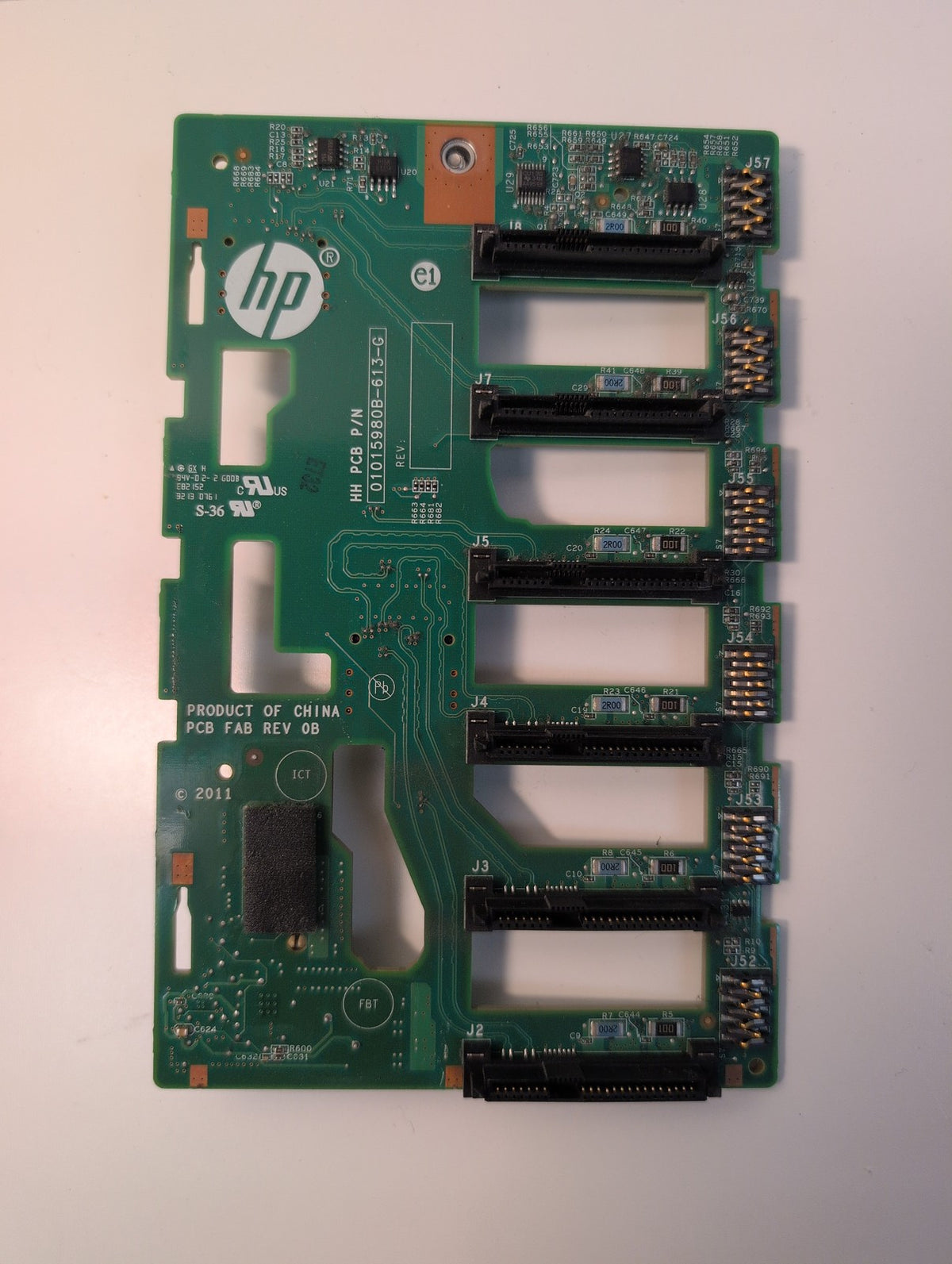 HP SAS Drive Backplane Board 667278-001 638929-001 ProLiant Server -