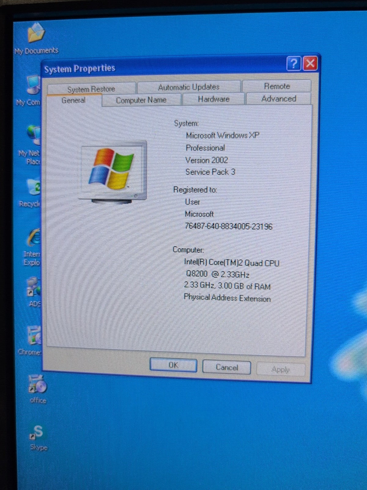 🔥 Dell Inspiron 545 DESKTOP PC Intel Q8200 CPU/3GB Ram /500GB HDD /Windows XP -