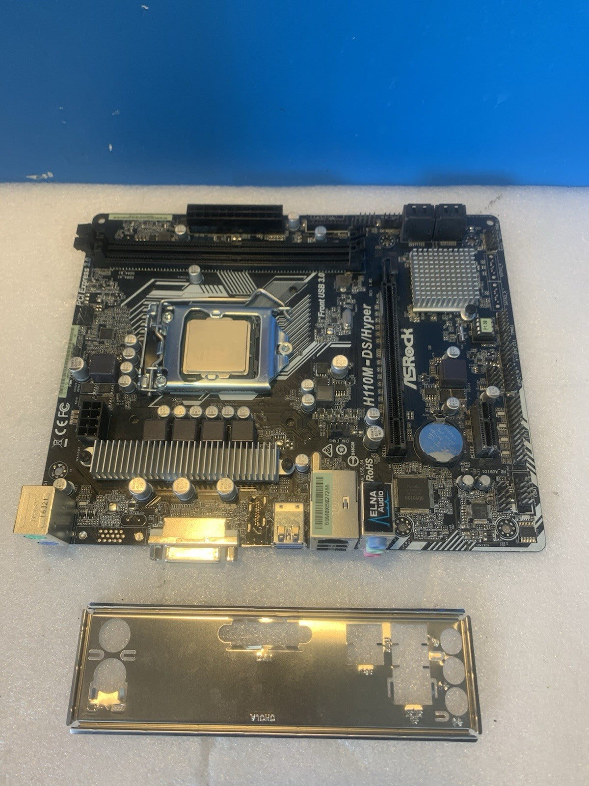 🔥 Intel i5-6400 + ASRock H110M-DS/Hyper LGA1151 Motherboard Combo DDR4 Tested