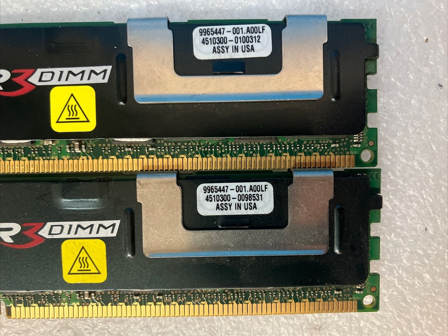 (4x 4GB) Kingston RAM KVR1333D3D4R9S/4G DDR3-1333 PC3-10600 ECC Server Memory ~
