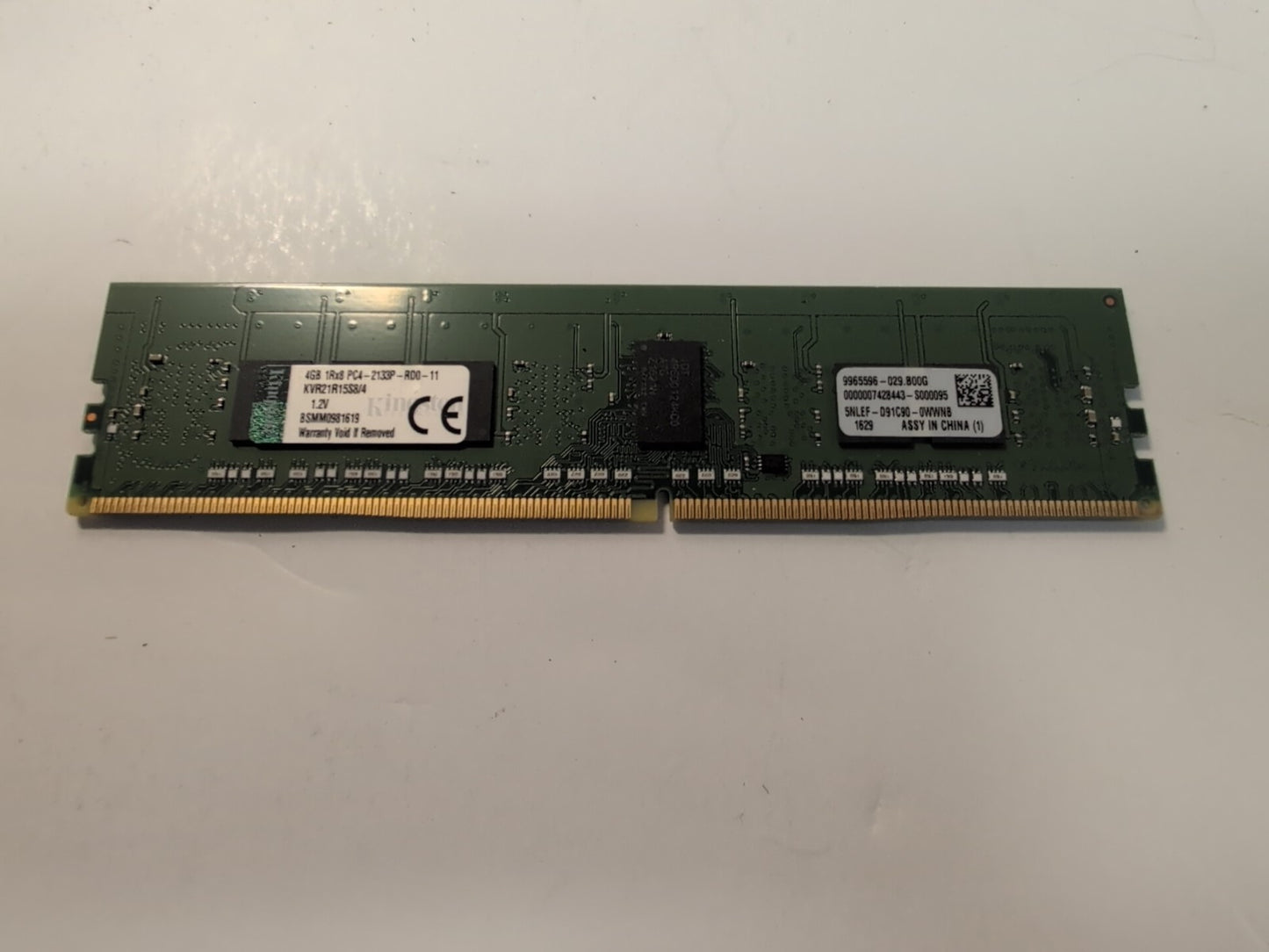 🔥 Kingston 4GB 1Rx8 PC4-2133P-RD0-11 ECC REG Server Memory KVR21R15S8/4 -