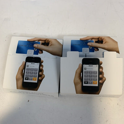 Lot  of 2 Credit Card Reader Chip Machine for Mobile Phones, iPhone iPad, Square