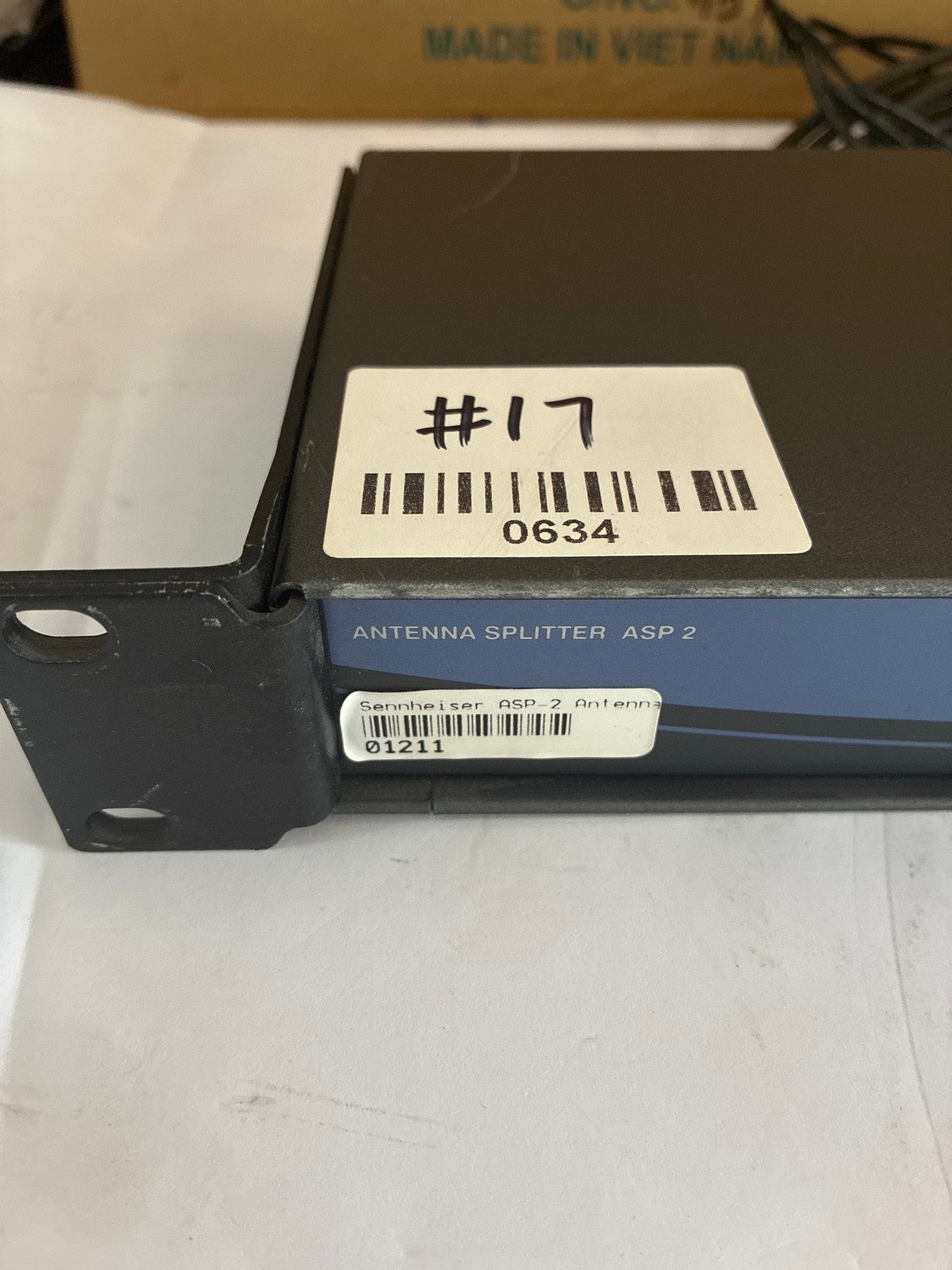 🔥 Sennheiser EW100 G2 True Diversity Receiver + ASP 2 Antenna Splitter Rack Bun