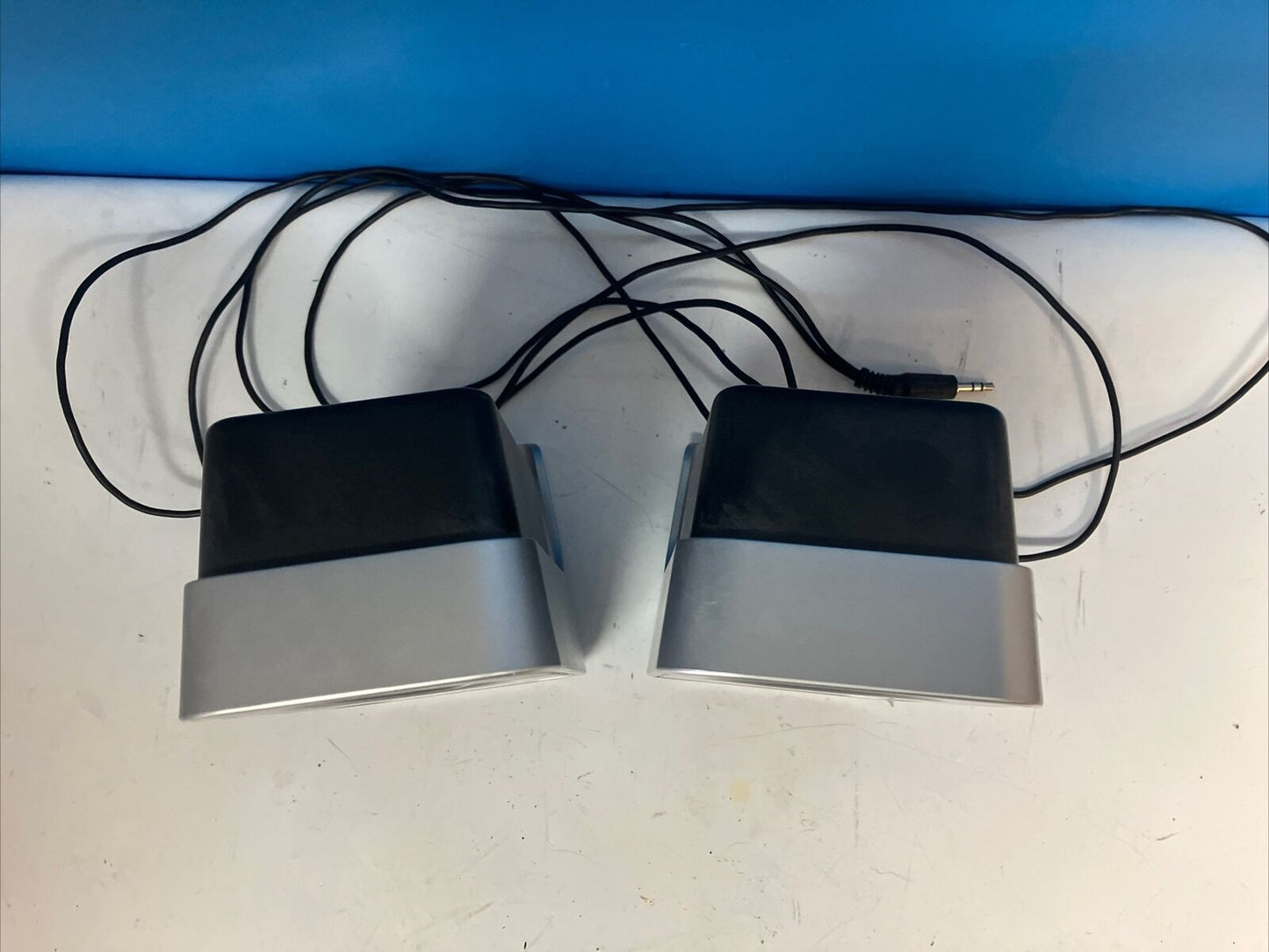 2x Logitech LS21 Model S-00040 Multimedia Computer Speakers Only *Tested/Work* ~