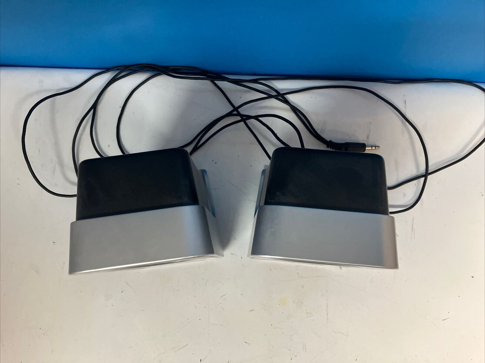 2x Logitech LS21 Model S-00040 Multimedia Computer Speakers Only *Tested/Work* ~