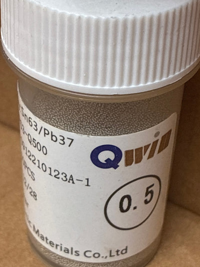 🔥 Qun Win Sn63/Pb37 BGA Solder Balls 0.50mm 0.50 mm  250000pcs QW-SP63-Q500