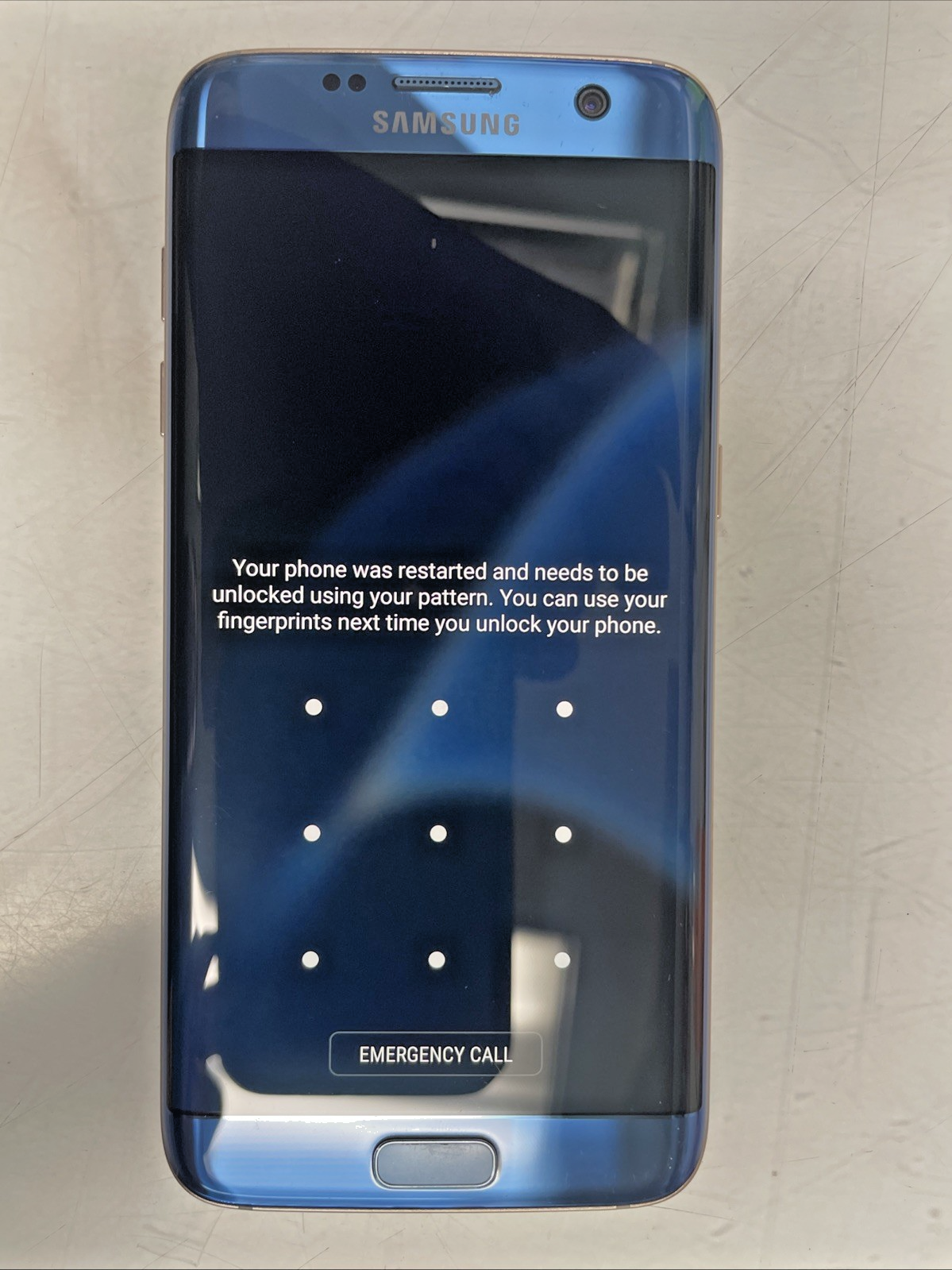 🔥 Galaxy S7 Edge  Locked Cracked  Smart Phone with a distorted display  +