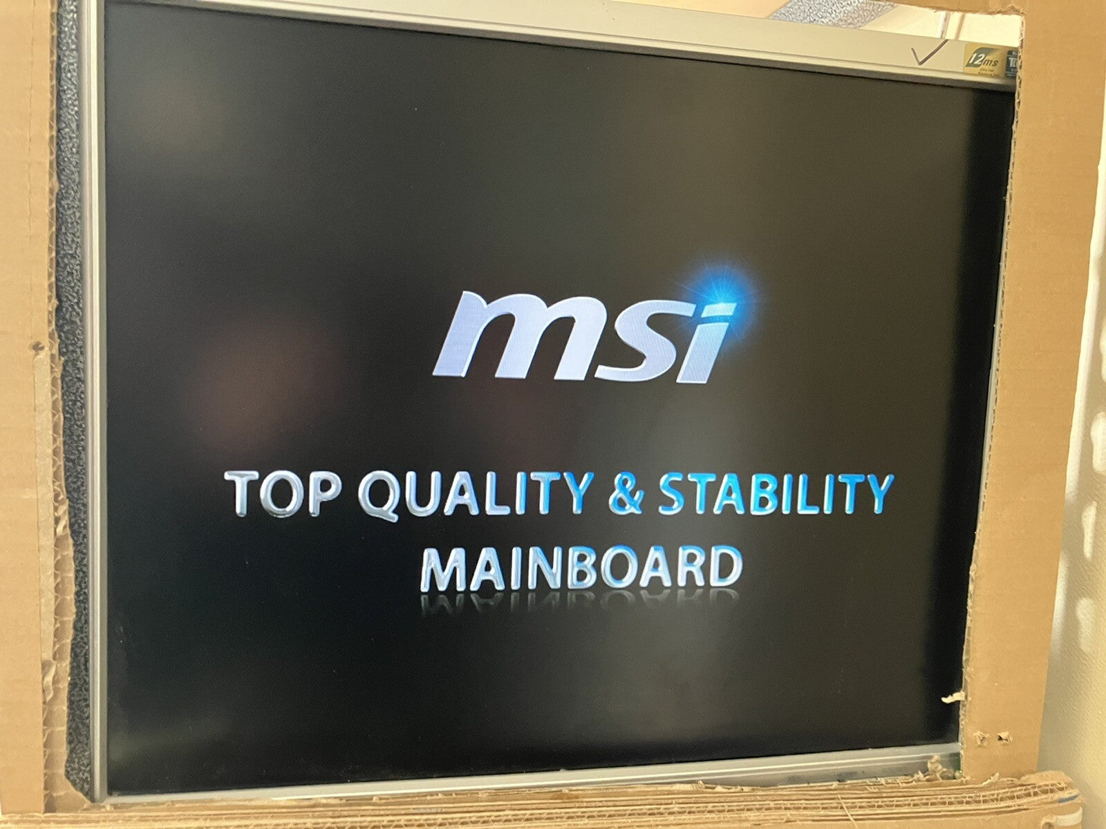 ~ MSI H61M-P21 (B3) Motherboard H61 LGA 1155 DDR3 mATX Pentium G630 SR05S &Plate