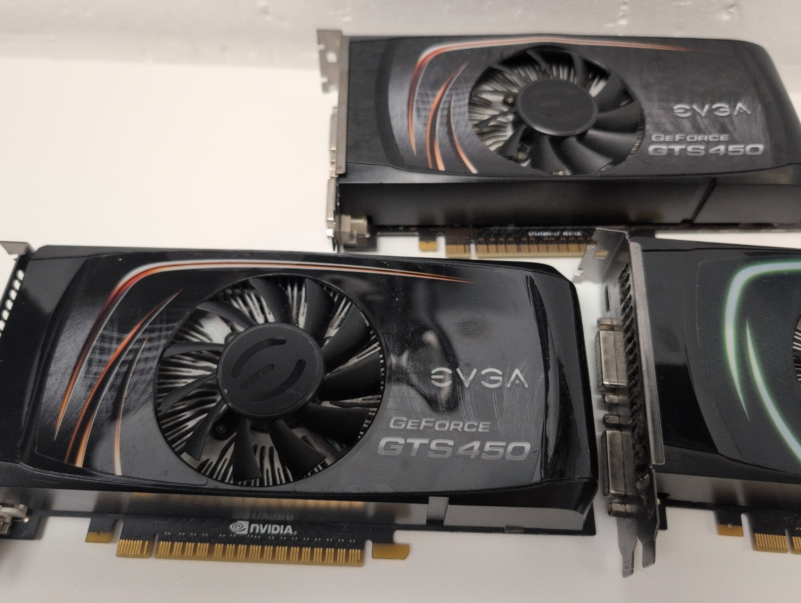 🔥 3x EVGA NVIDIA GeForce 1GB PCI-E Graphics Cards (2x GTS 450,  1x GTX 550Ti) -