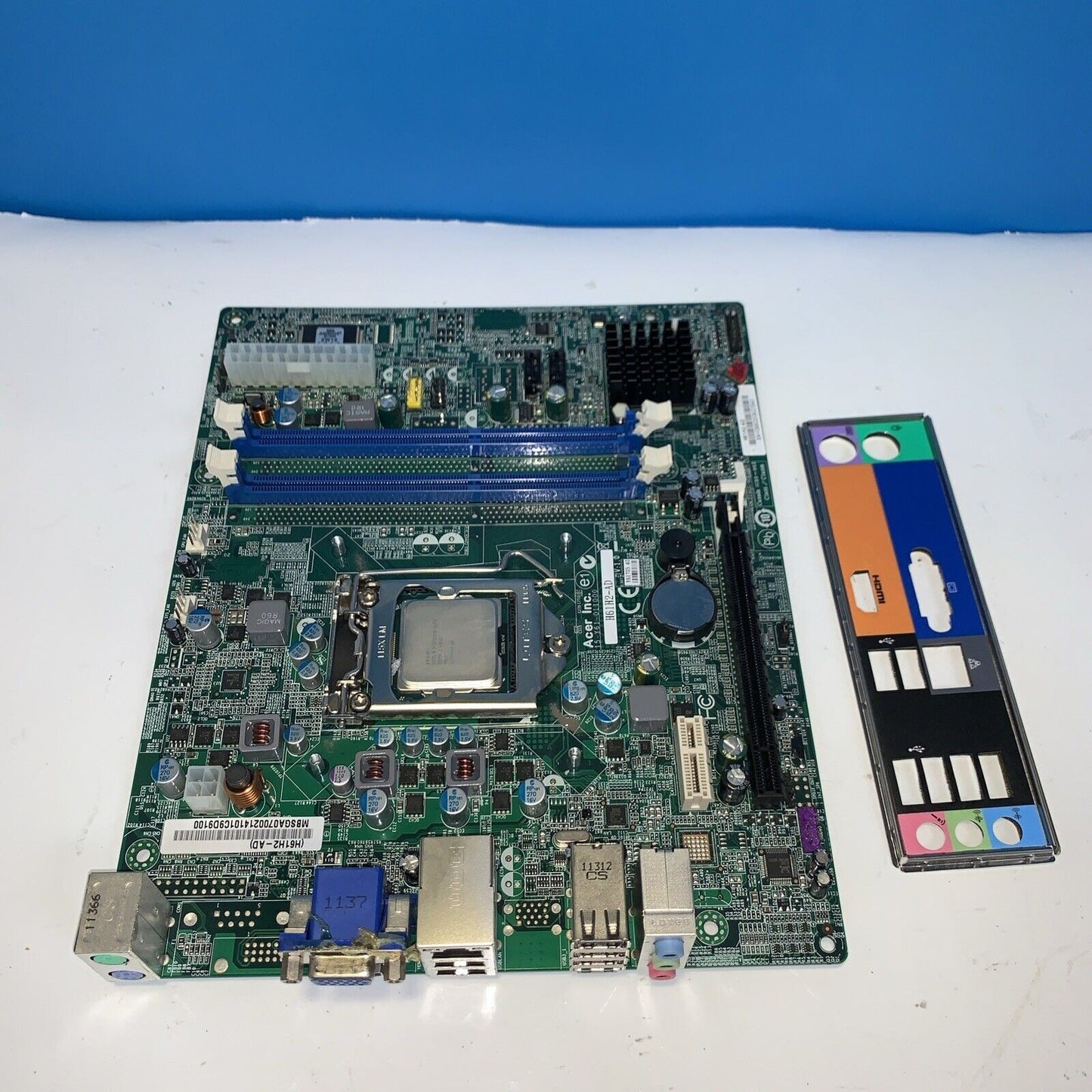 Acer Gateway H61H2-AD Motherboard LGA1155 Intel G620 CPU