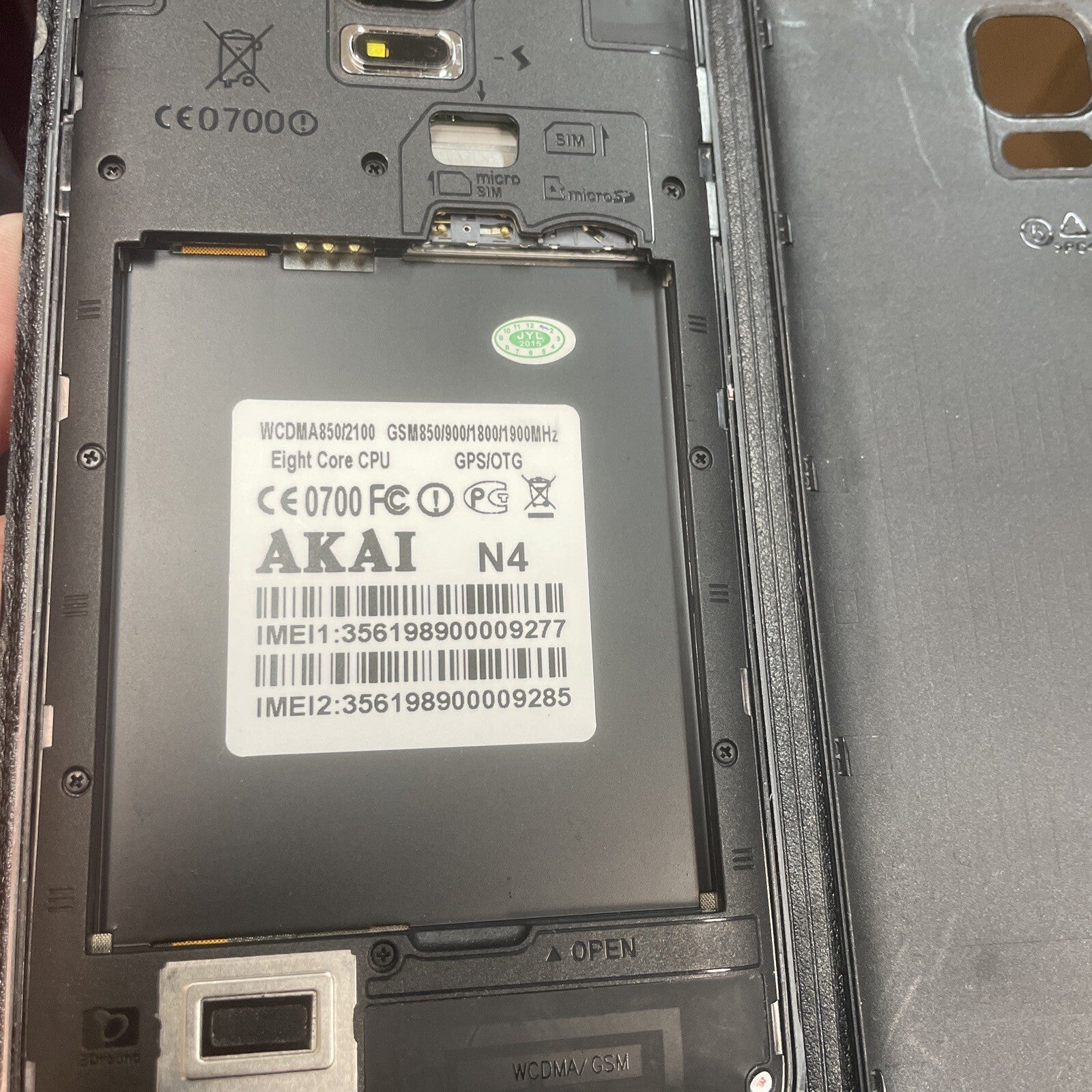 5.8'' AKAI N4 8-core unlocked GPS Smartphone cell phone