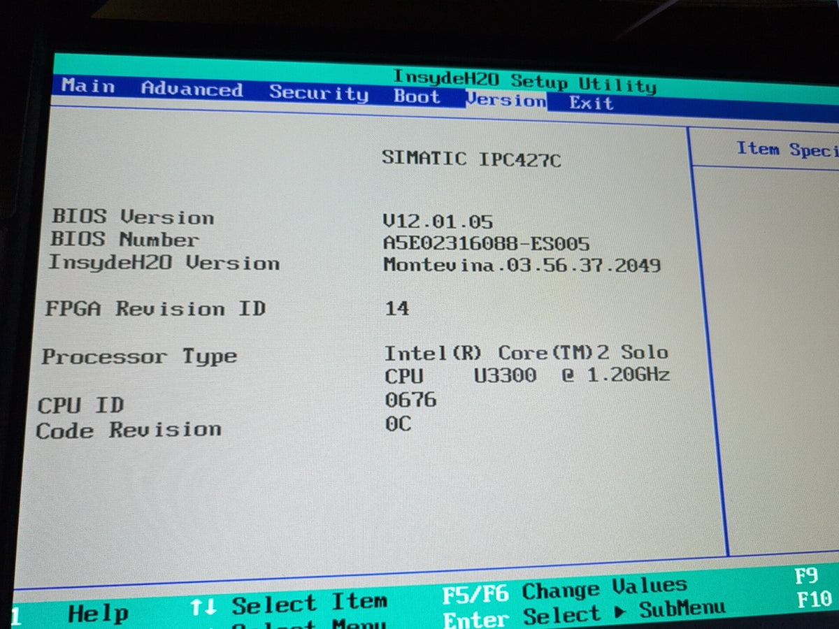 2x SIEMENS SIMATIC MICROBOX PC IPC427C 6ES7647-7BE40 C2D CPU/4GB (NO CF CARD) -